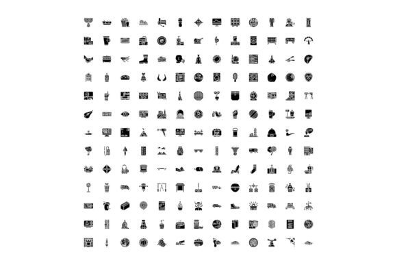 Big Collection of Diverse Glyph Icons an: A Strategic Tool for Visual Communication
