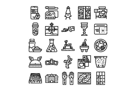 Black and White Line Art Vector Icons Co: A Versatile Resource for Modern Design