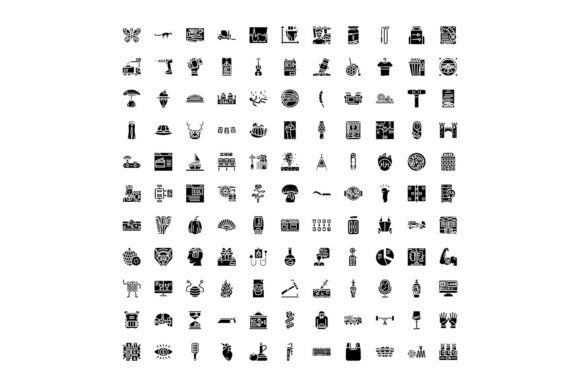 Business, Technology & Concept Glyph Icons