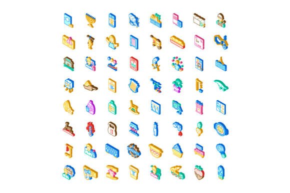 Collecting Diverse Isometric Pictogram I