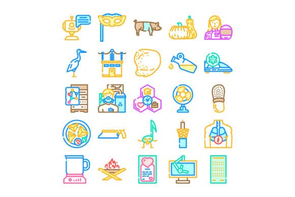 Diverse Collection of Colorful Conceptua: A Strategic Tool for Visual Communication