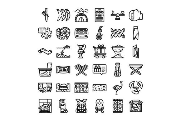 Miscellaneous Black and White Line Art I: A Practical Asset for Clean, Scalable Visual Communication