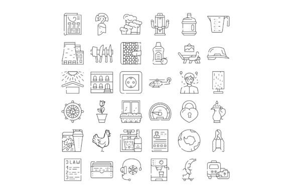 Miscellaneous Objects Concept Line Art V: A Versatile Tool for Modern Design