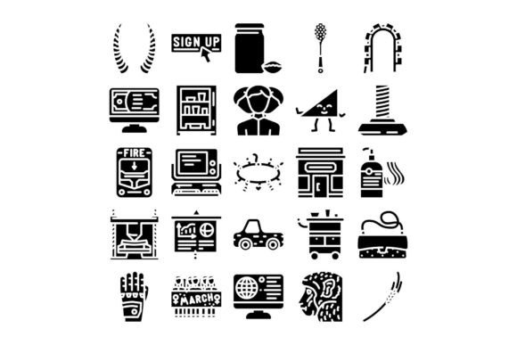 Various Business and Technology Glyph Ic: A Practical Guide for Designers and Product Teams